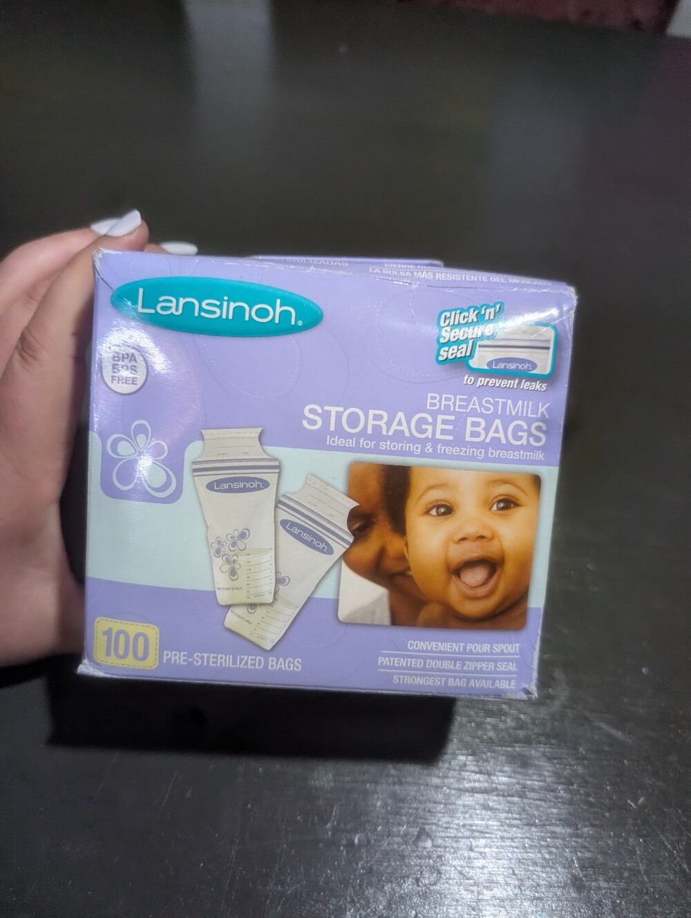 Lansinoh Breastmilk Storage Bags 100ct New In Box